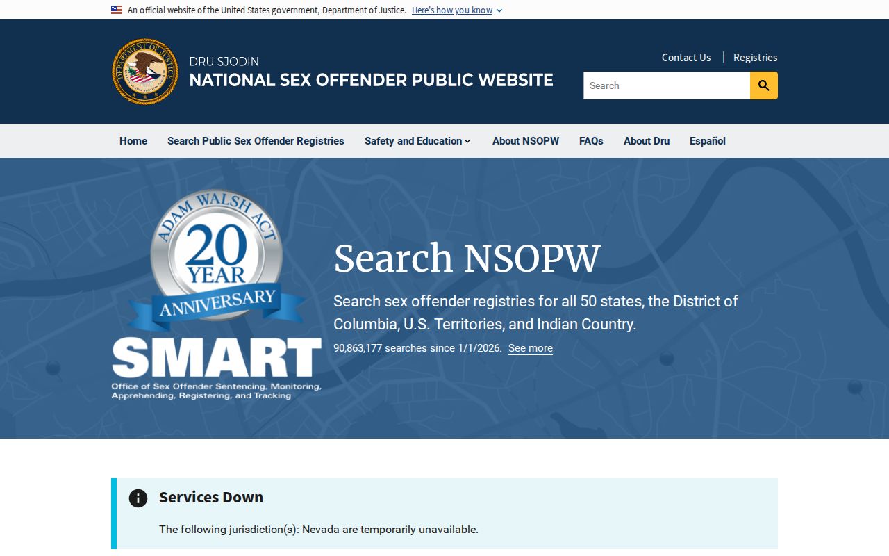 Lebanon County sex offender national registry search
